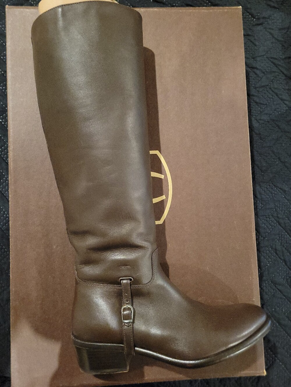 Ariat Women's Preston Tall Riding Boot in Dark Brown